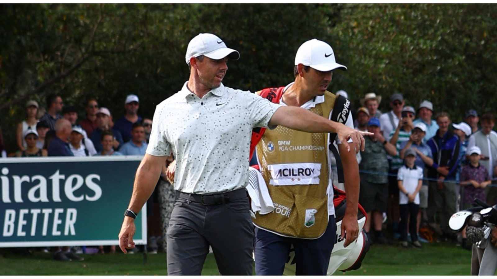 WATCH: Rory McIlroy cracks up after luckiest (?!) shot of his career